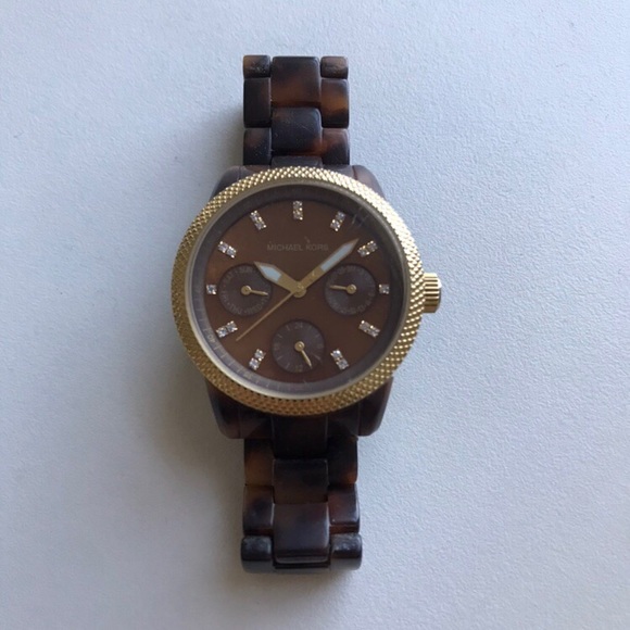 Michael Kors Accessories - Michael Kors Tortoise Shell Watch
